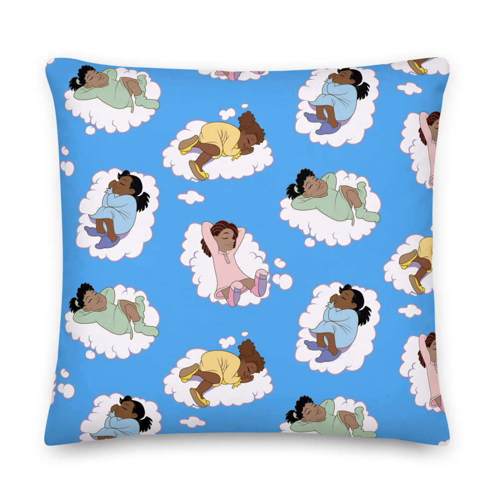 Kidflava Kids™ Girls Sweet Dreams pillow - Blue