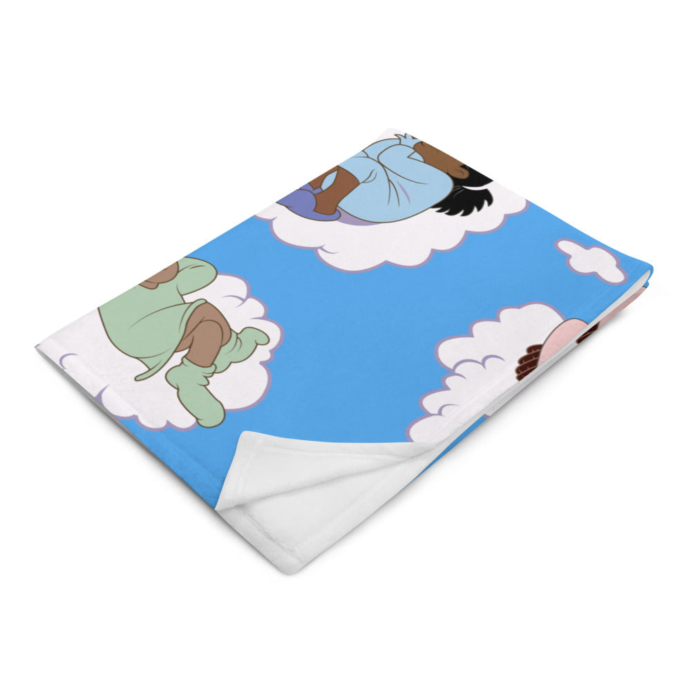 Kidflava Kids™ Girls Sweet Dreams throw blanket - Blue