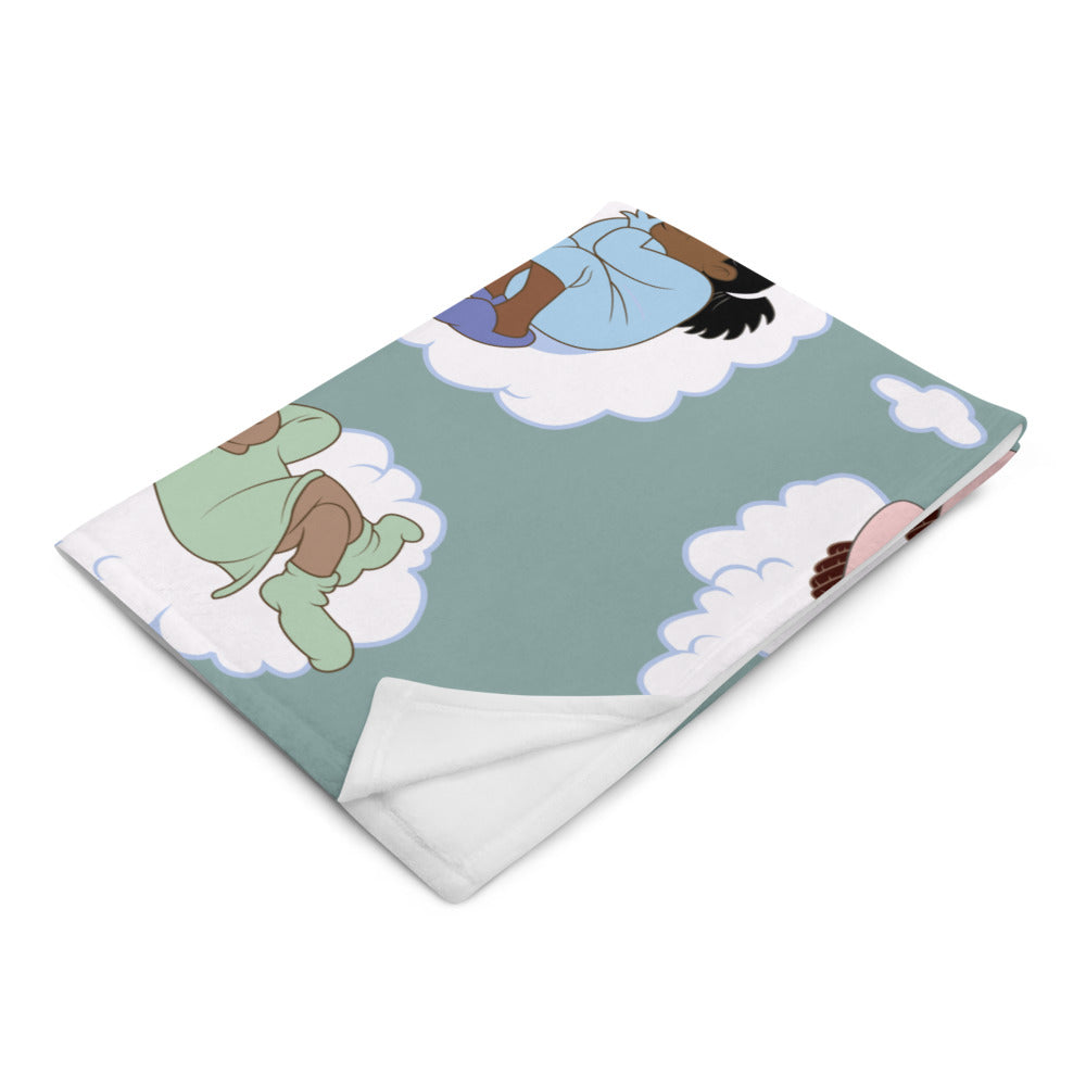 Kidflava Kids™ Girls Sweet Dreams throw blanket - Green