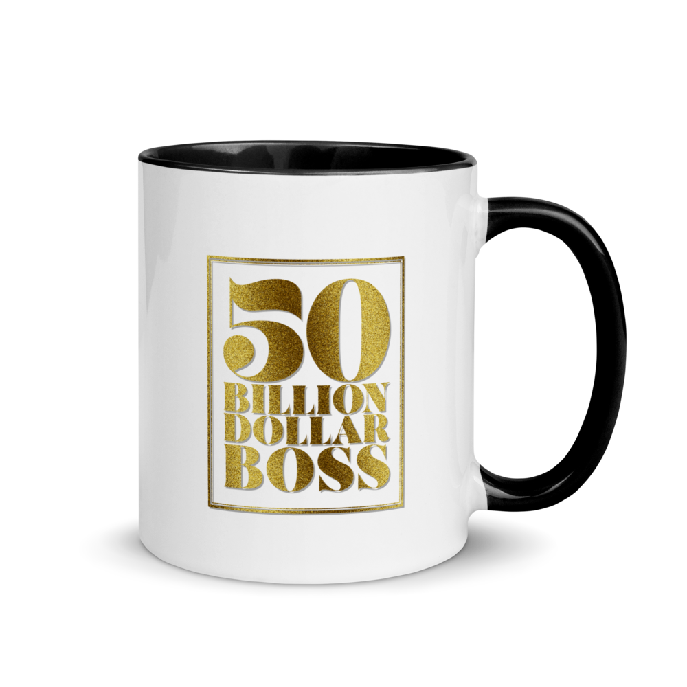 50 Billion Dollar Boss™ logo mug