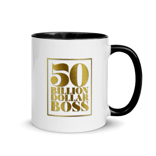 50 Billion Dollar Boss™ logo mug
