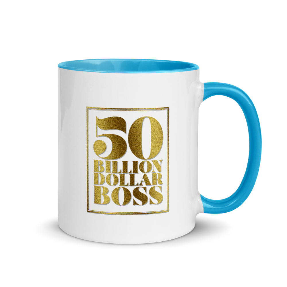 50 Billion Dollar Boss™ logo mug