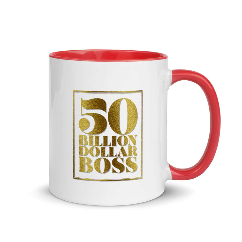 50 Billion Dollar Boss™ logo mug