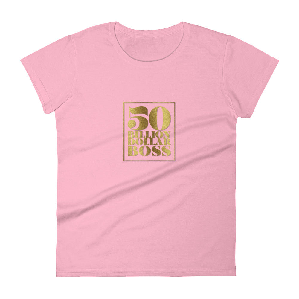 50 Billion Dollar Boss™ logo short sleeve t-shirt