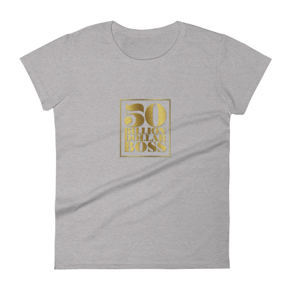 50 Billion Dollar Boss™ logo short sleeve t-shirt