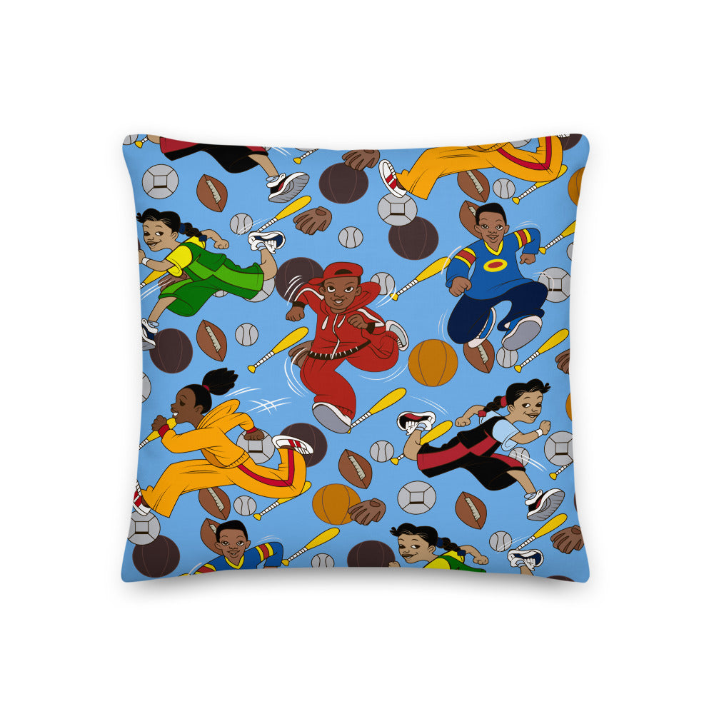 Kidflava Kids™ Sports Star pillow - Blue