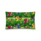 Kidflava Kids™ Boys and Puppies pillow - Green