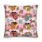 Kidflava Kids™ Girls and Puppies pillow - Pink