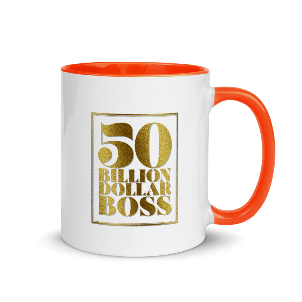50 Billion Dollar Boss™ logo mug