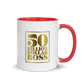 50 Billion Dollar Boss™ logo mug